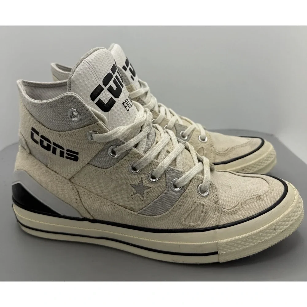 Converse Cons Taylor 70 E260 High Top 166463C Ivory White/Black Mens Size 8.5